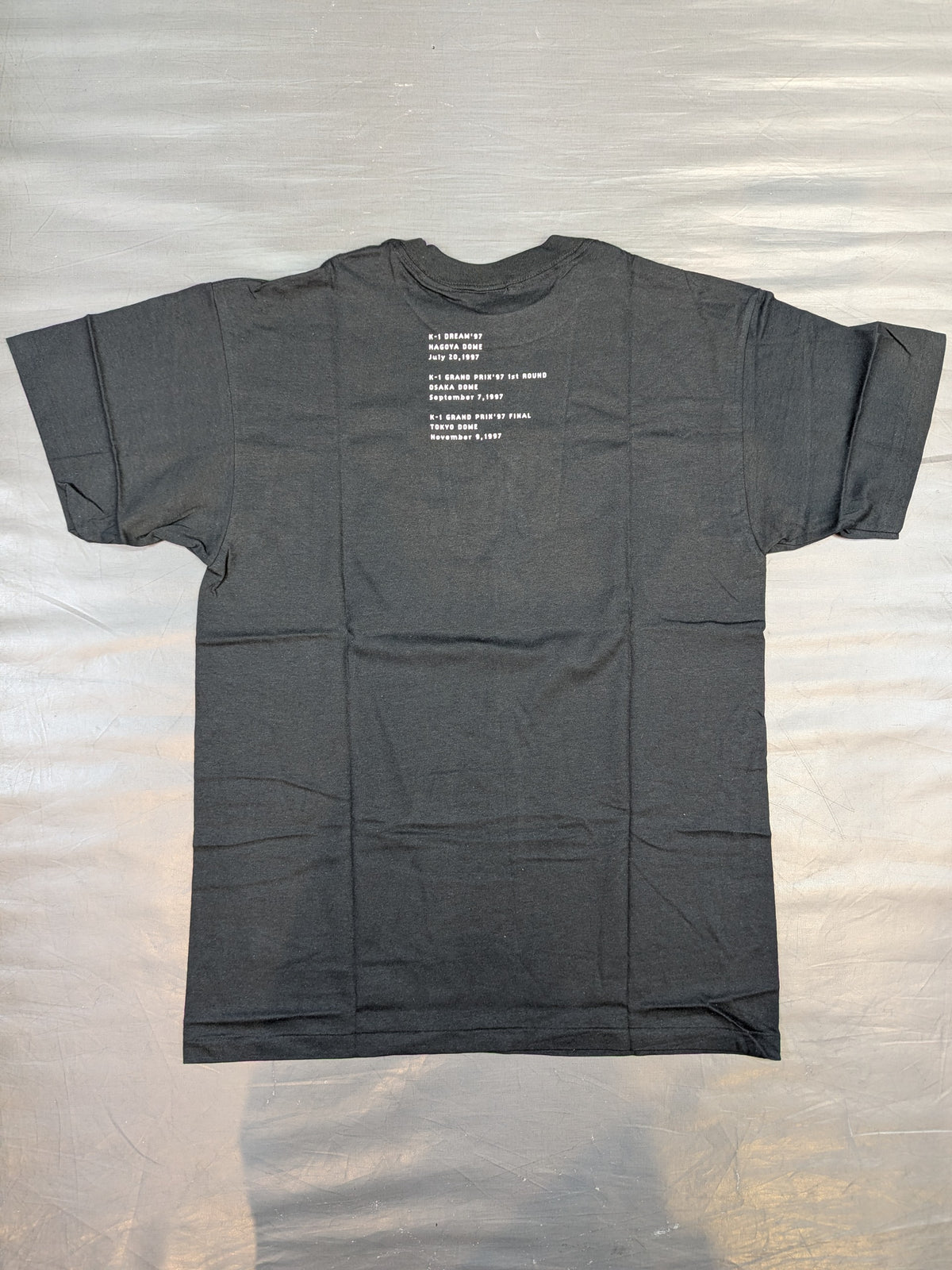 K-1 'DOME TOUR' 97' T-shirt (1) (Black)