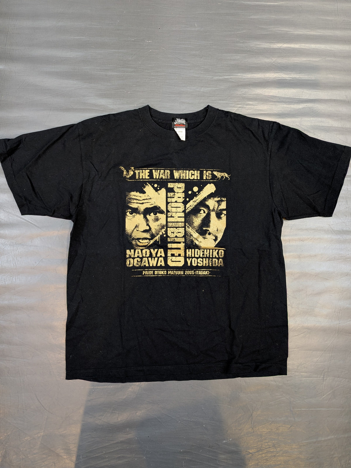 ★小川直也vs吉田秀彦★ PRIDE 男祭り2005 頂 Tシャツ