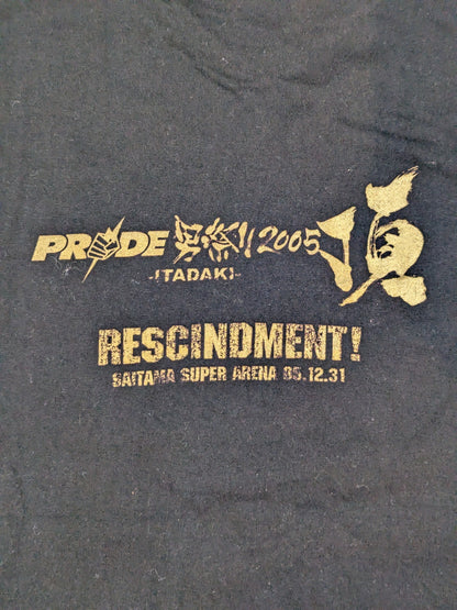 ★小川直也vs吉田秀彦★ PRIDE 男祭り2005 頂 Tシャツ