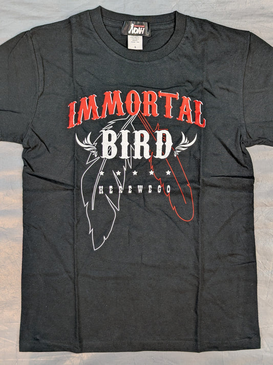 Naomichi Marufuji "IMMORTAL BIRD" T-shirt (Black)
