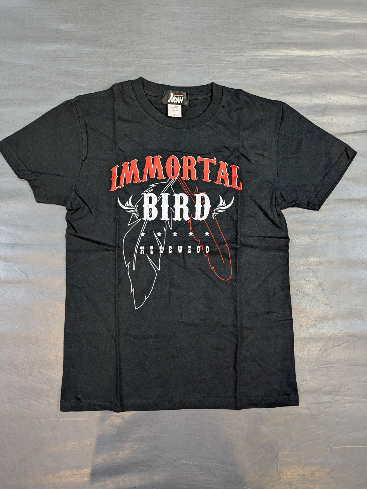 丸藤正道「IMMORTAL BIRD」Tシャツ(ブラック)