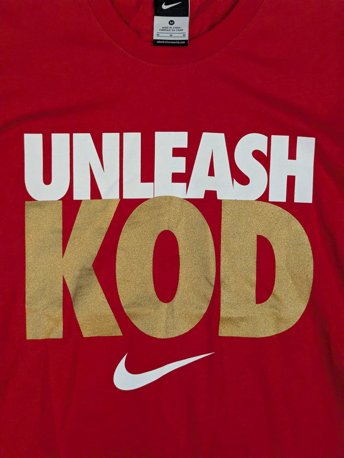 【直筆サイン入り】内山高志「UNLEASH KOD」Tシャツ