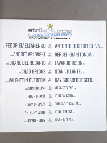 Strike force WORLD GRAND PRIX HEAVYWEIGHT TOURNAMENT(1回戦)