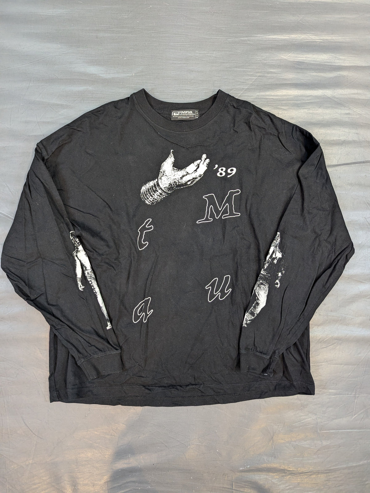Great  Muta×reversal  "Big Silhouette" Long Sleeve T-Shirt