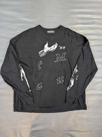 Great  Muta×reversal  "Big Silhouette" Long Sleeve T-Shirt