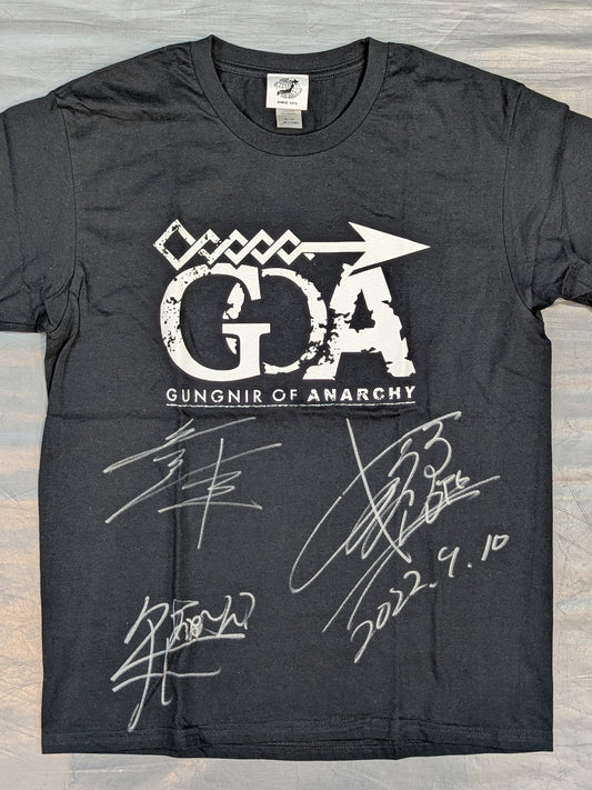 【3選手直筆サイン入り】GUNGNIR OF ANARCHY Tシャツ