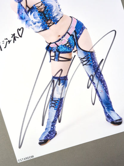 STARLIGHT KID  hand signed autograph  Stardom Pro-Photo  (Track 2)