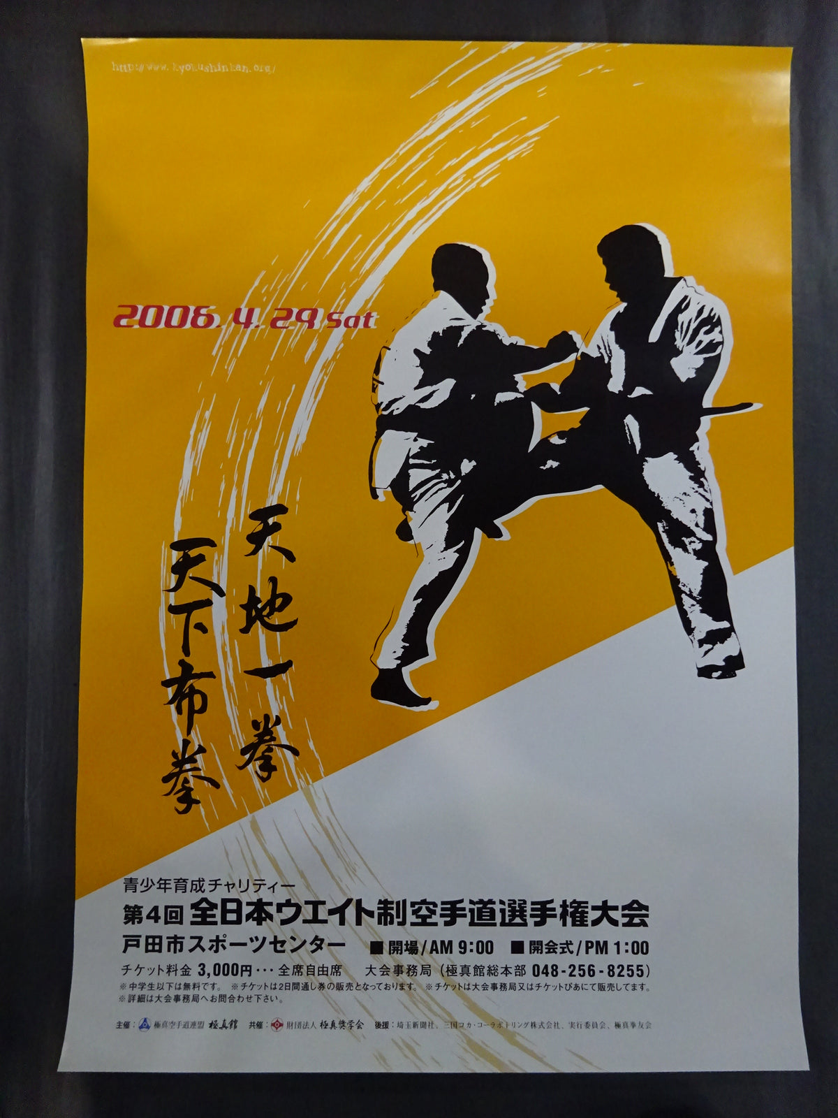 Kyokushin KARATE  Tournament Poster Set (2)