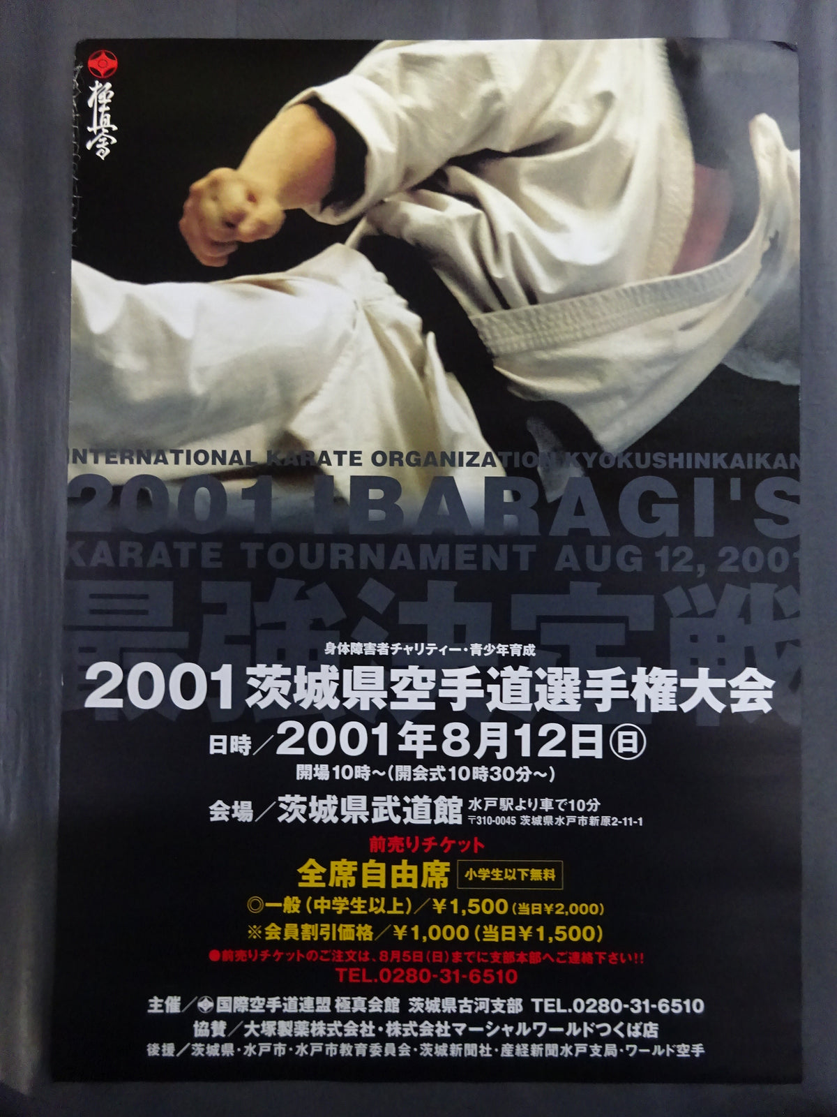 Kyokushin KARATE  Tournament Poster Set (3)