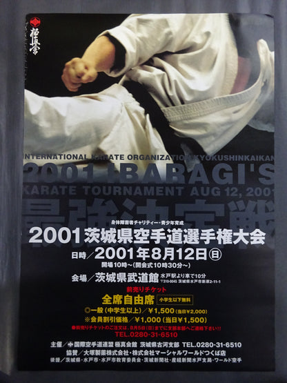 Kyokushin KARATE  Tournament Poster Set (3)