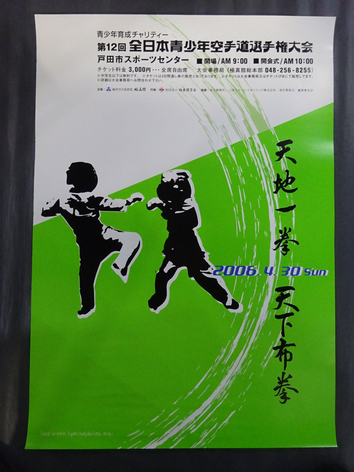 Kyokushin KARATE  Tournament Poster Set (3)