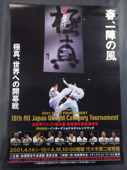 Kyokushin KARATE  Tournament Poster Set (7)