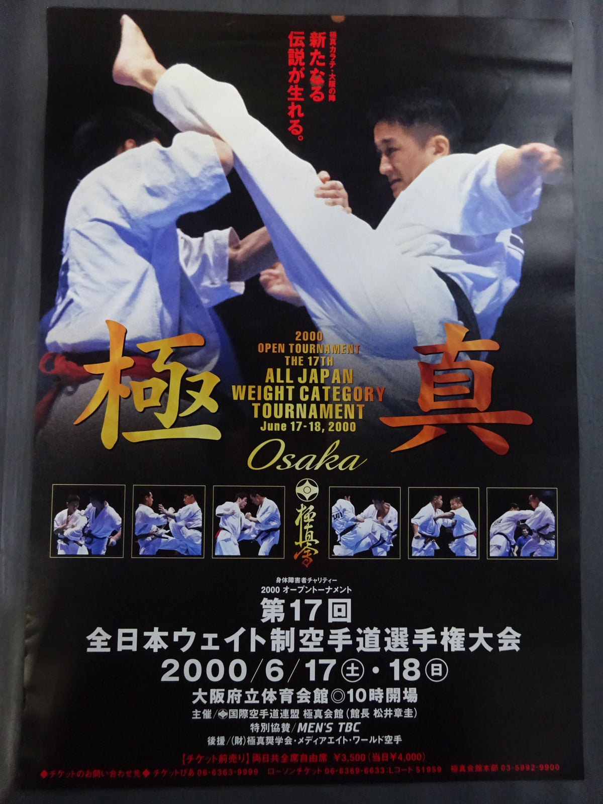 Kyokushin KARATE  Tournament Poster Set (8)