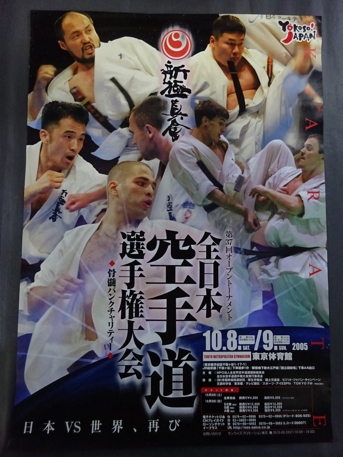 Kyokushin KARATE  Tournament Poster Set (8)