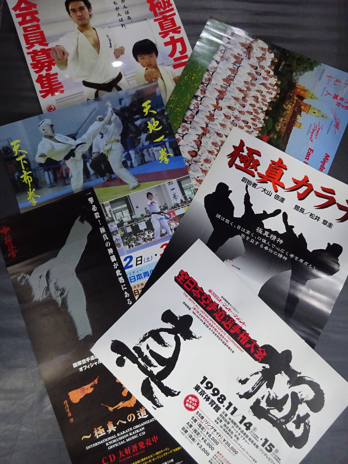 Kyokushin KARATE  Tournament Poster Set (9)