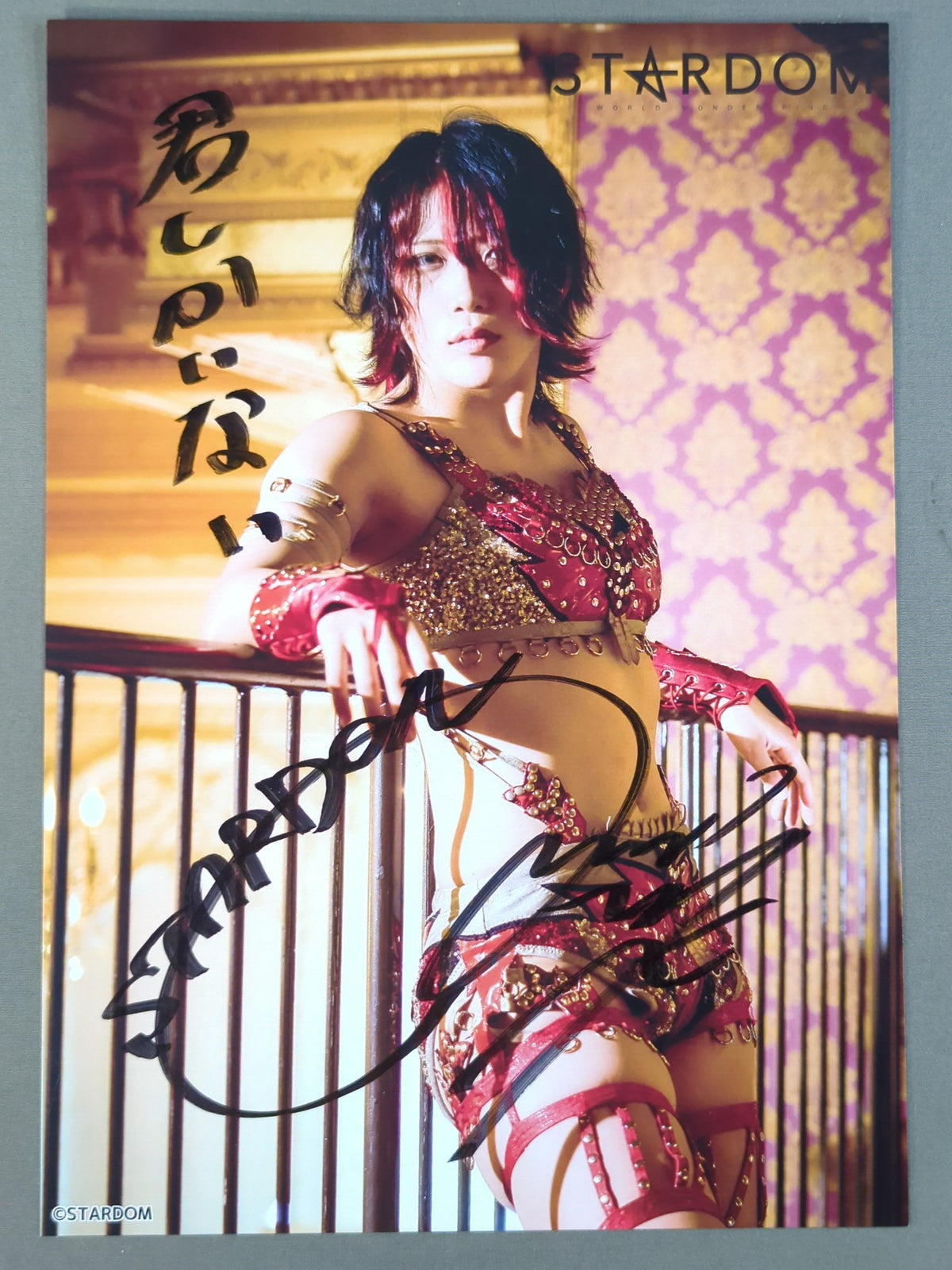 Utami Hayashishita  hand signed autograph  Stardom Pro-Photo  (B-7)