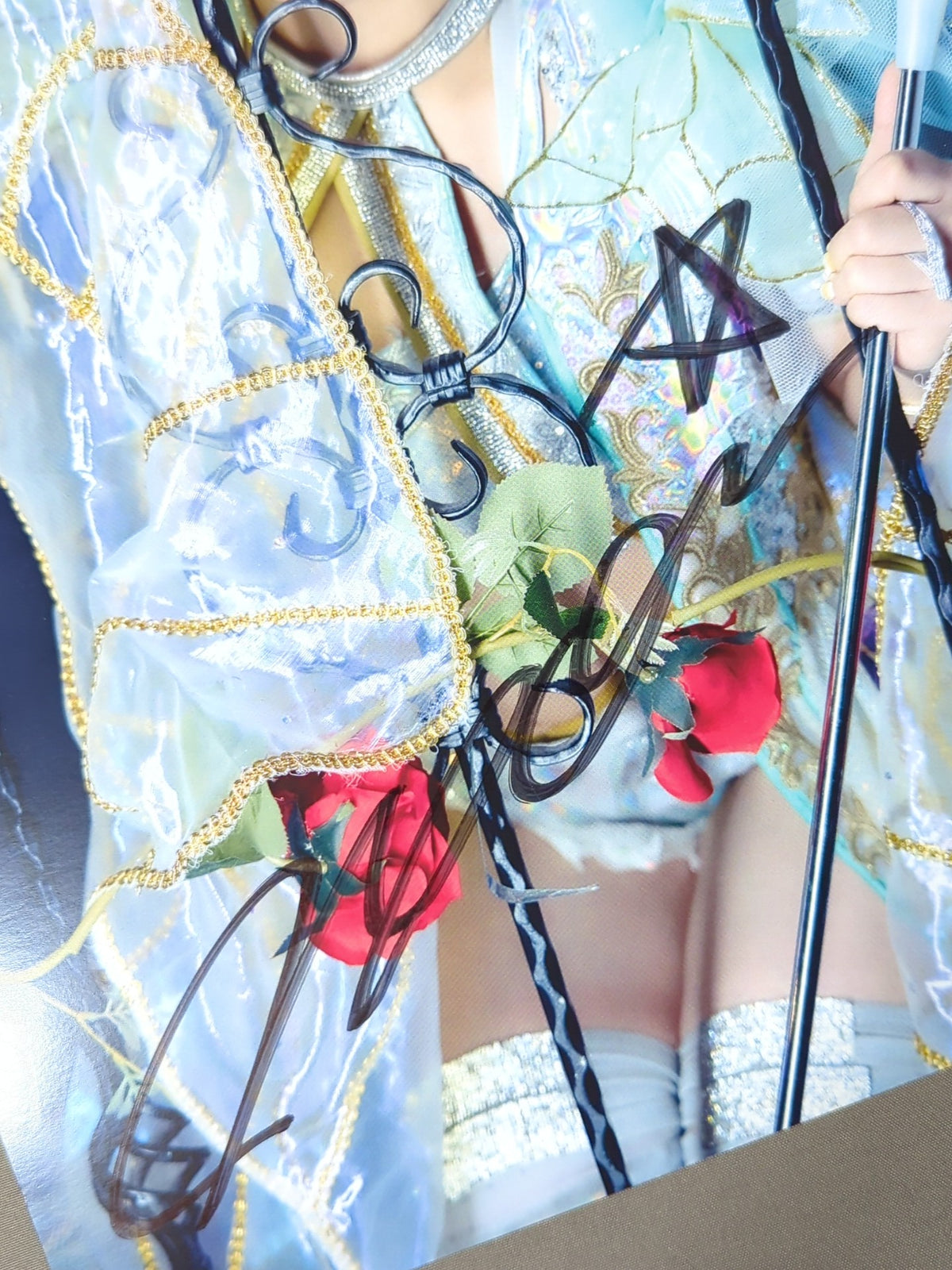 NATSUPOI  hand signed autograph  Stardom Pro-Photo  (U-3)