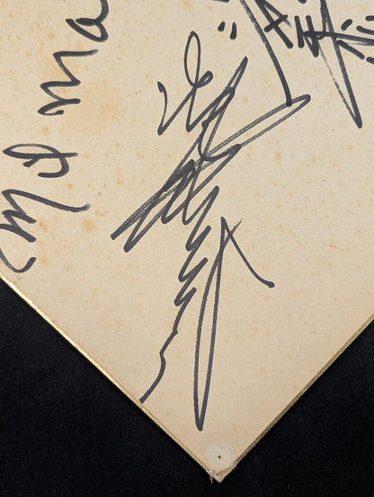 ★70年代の全日本プロレス★ 5選手寄せ書き