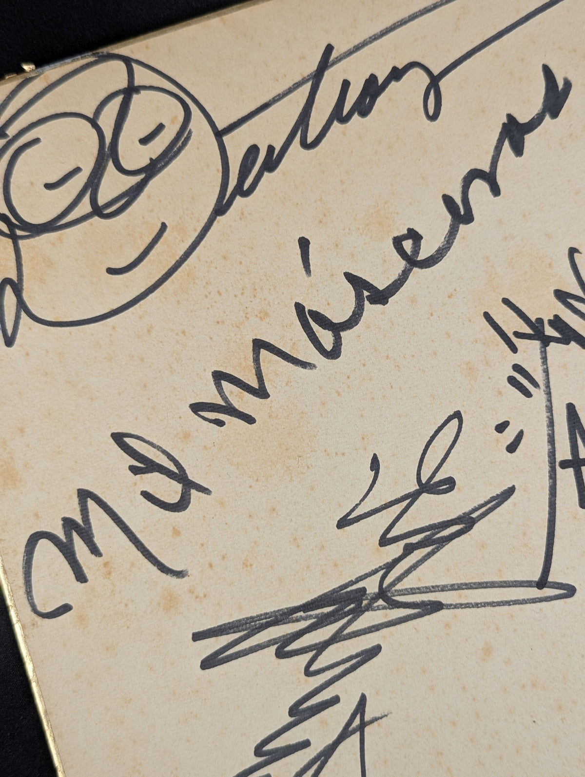 ★70年代の全日本プロレス★ 5選手寄せ書き