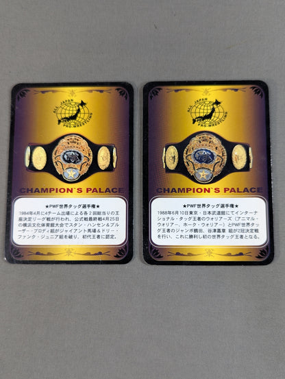 PWF認定世界タッグチャンピオンベルト