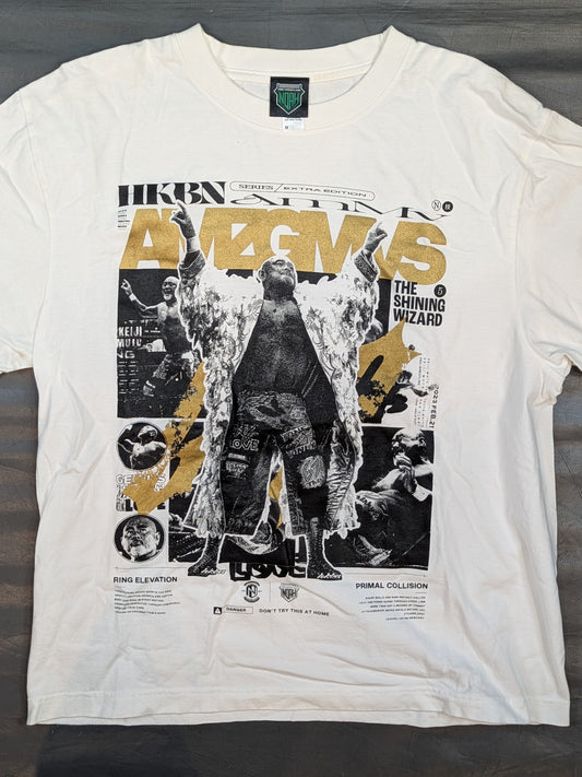 武藤敬司「HAKOBUNE SERIES AMAZING MOVES」Tシャツ(ホワイト)