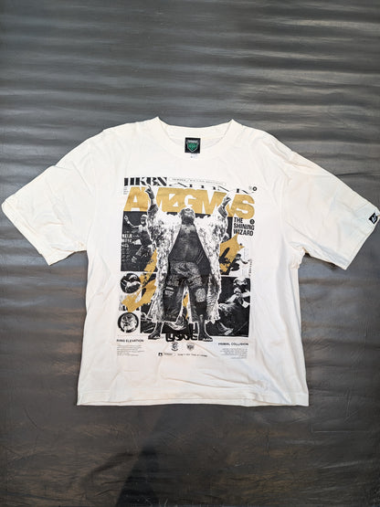 Muto Keiji "HAKOBUNE SERIES AMAZING MOVES" T-shirt (White)