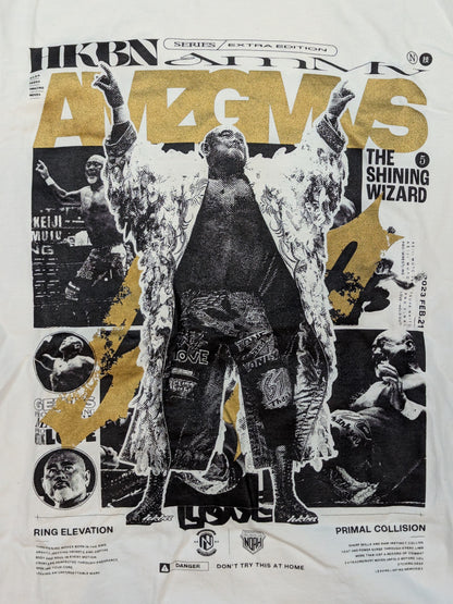 Muto Keiji "HAKOBUNE SERIES AMAZING MOVES" T-shirt (White)