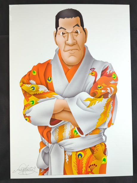 ★坂井永年氏 原画作品★「王者の魂」ジャイアント馬場