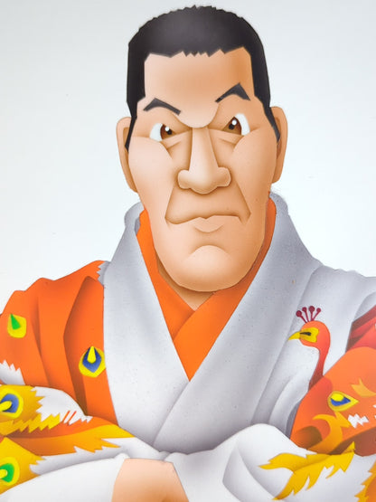 ★坂井永年氏 原画作品★「王者の魂」ジャイアント馬場
