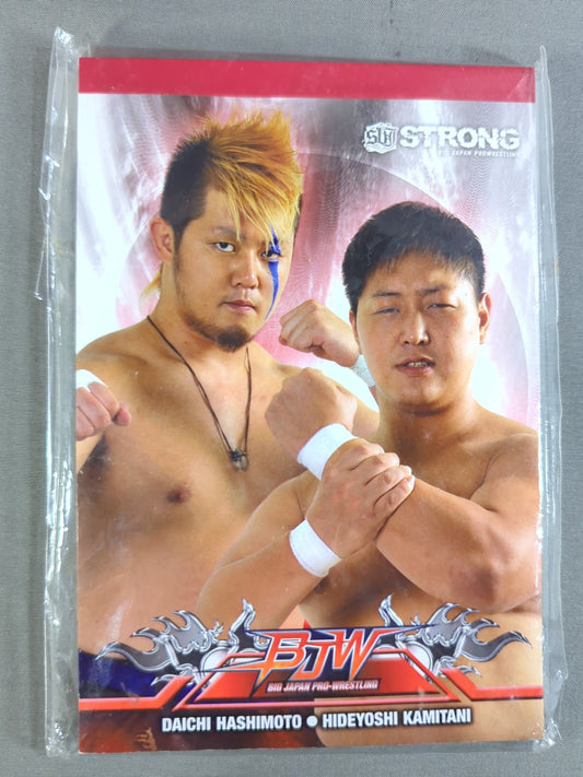 Big Japan Pro Wrestling  Daichi Hashimoto  & Hideyoshi Kamiya Memo Pad