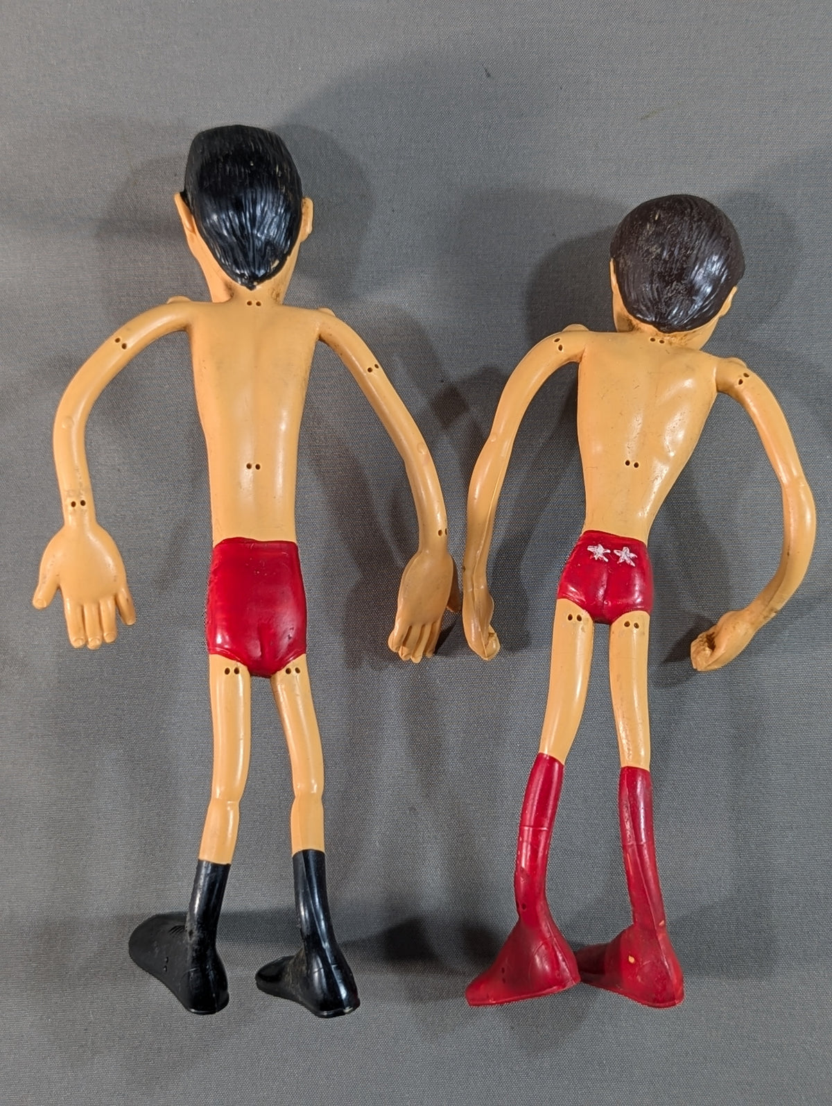 ★1970s ★ Giant Baba & Jumbo Tsuruta Twisting Doll 2-Piece Set