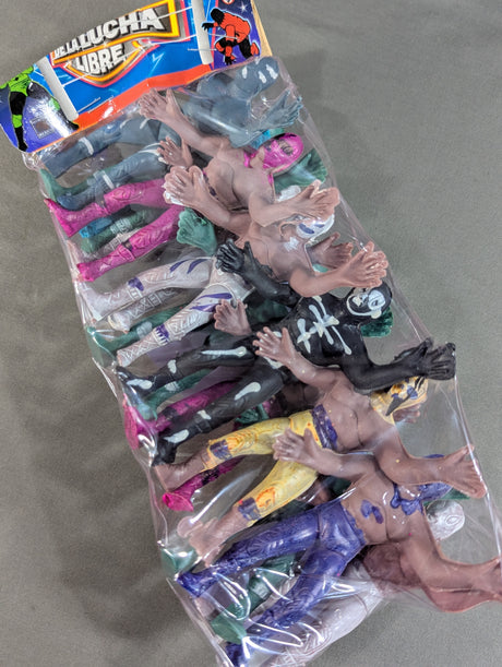 ★LUCHA LIBRE★ メキシコ製ルチャドールフィギュア 12体セット