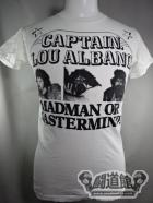 キャプテン・ルー・アルバーノ「MADMA OR MASTERMIND?」Tシャツ